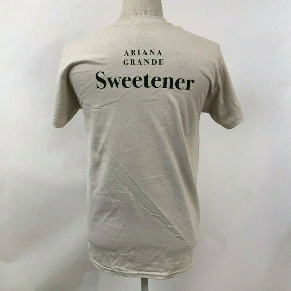 Ariana Grande T-Shirt Sweetener Tan - Picture 2 of 4